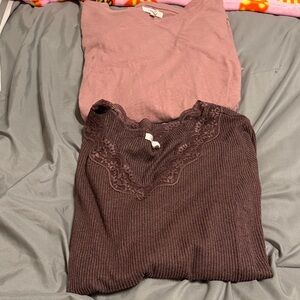 Maurice’s Women's Long sleeved shirts say size XL and XXL